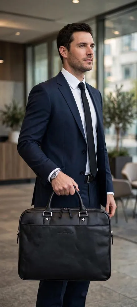 Sac en cuir véritable de marque hollandaise Castelijn & Beerens