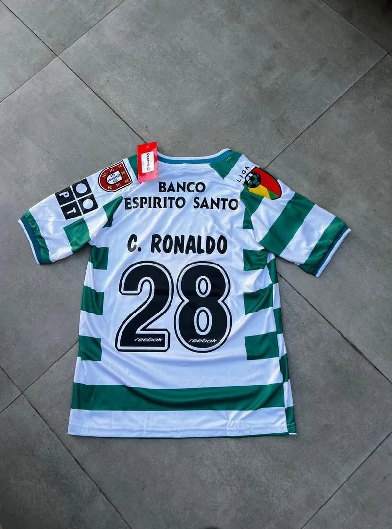 Maillot Ronaldo 28 Sporting Lisbonne 💚🤍