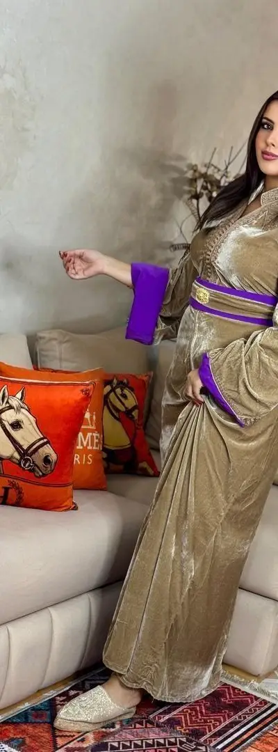 Caftan en tissu Mebara