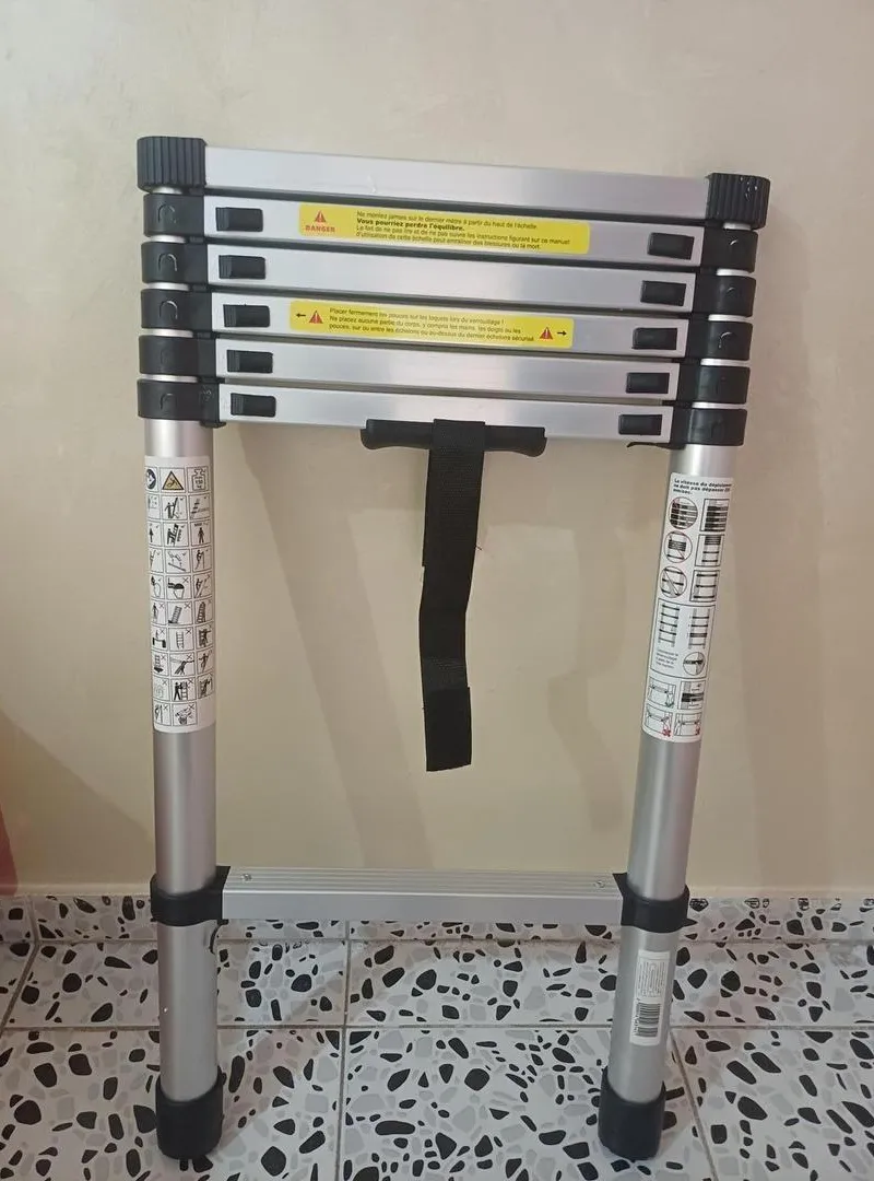 Échelle Télescopique en Aluminium 2,65M Neuf