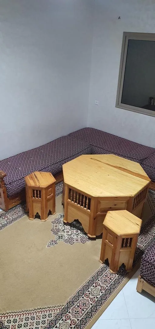 Salon complet avec tapis