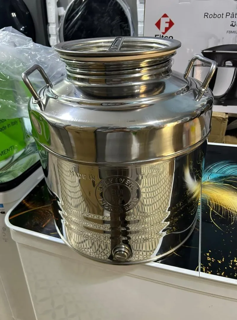 Baril d'huile inox