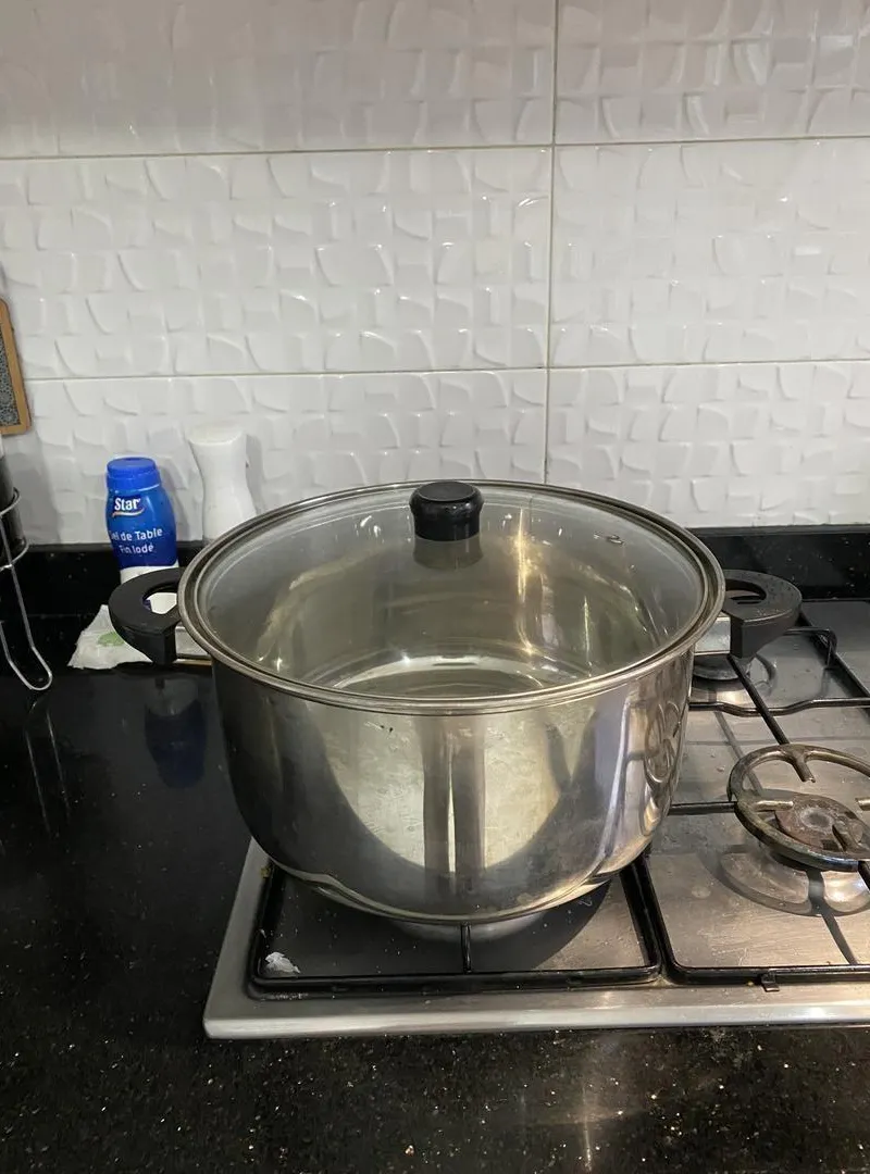 Casserole inox lourde grande taille