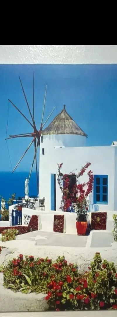 Tableau bleu de la mer