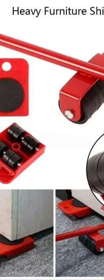 Kit d'outils pour soulever et déplacer les meubles lourds avec 4 roues