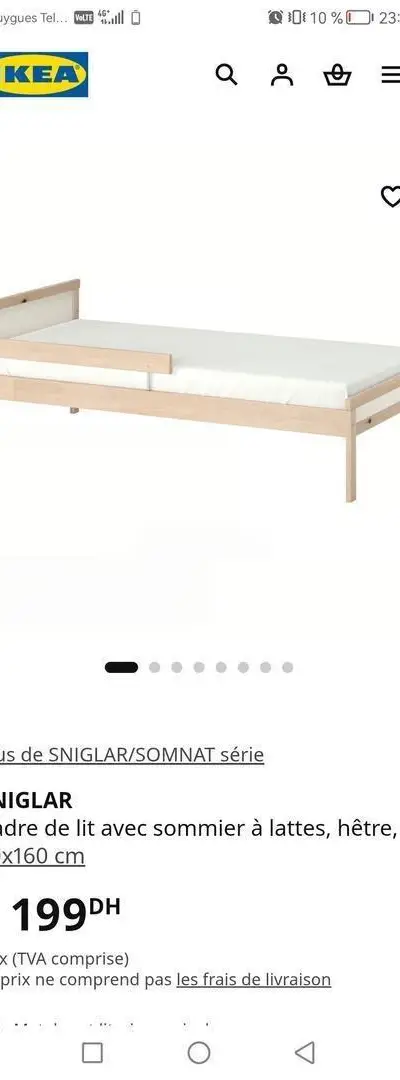 Lit enfant et matela ikea