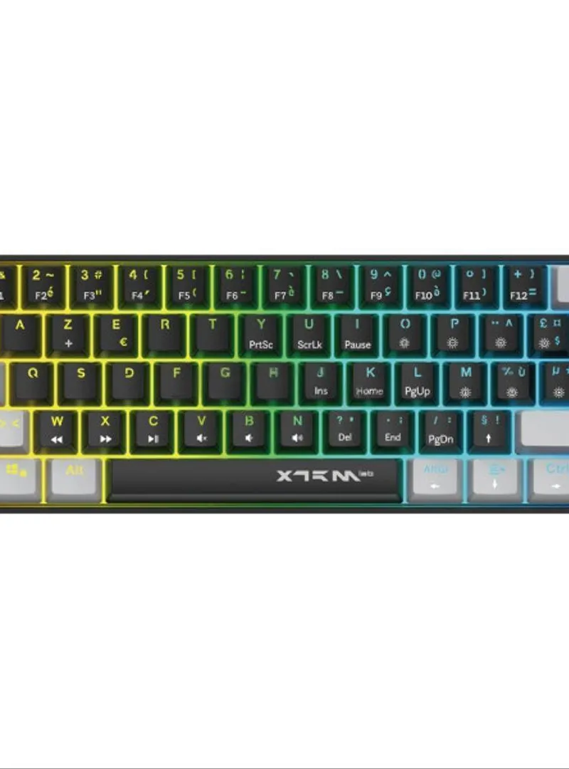 XTRMLAB Vortex Mini Noir/Gris Clair (Red Switch)