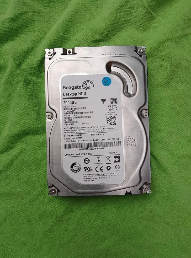 Disque Dur 2 Tera