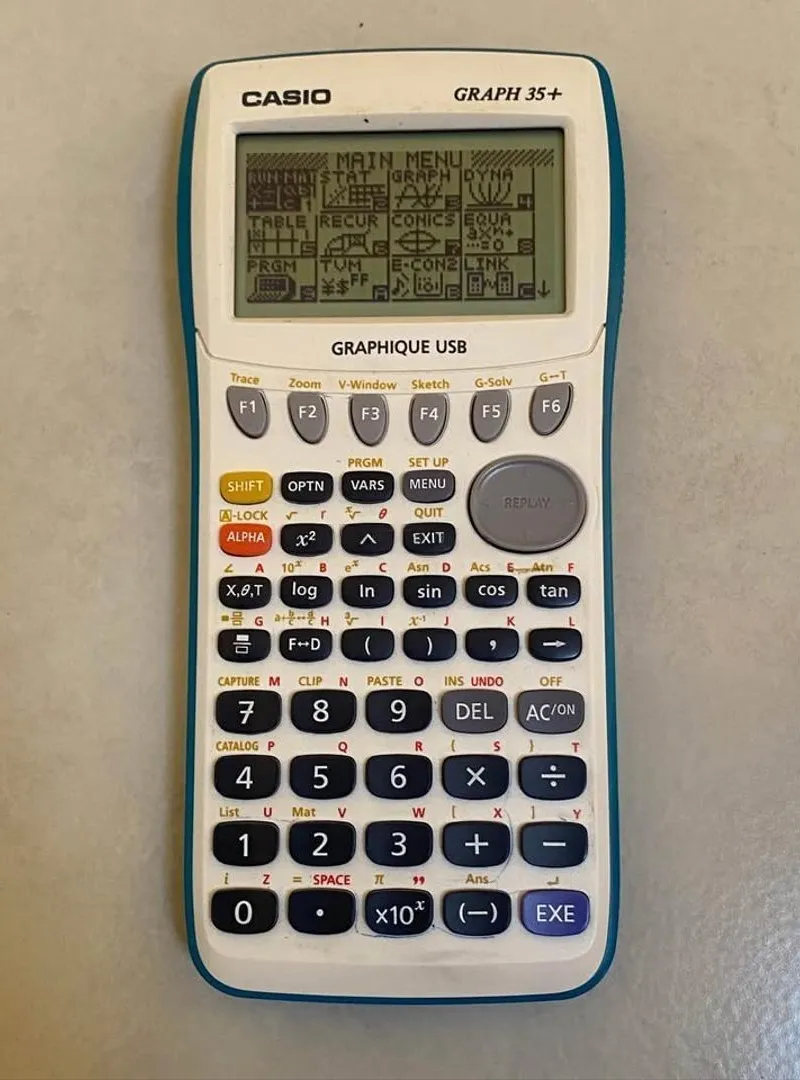 Calculatrice Casio Graph 35plus & connectivité USB