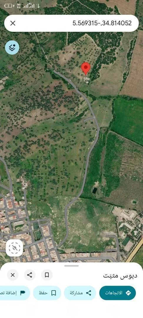 Terrain agricole à 800m du quartier Nahda Bouzen