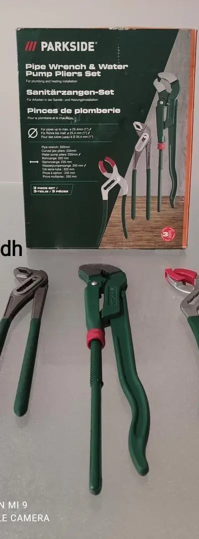 Pinces de plomberie