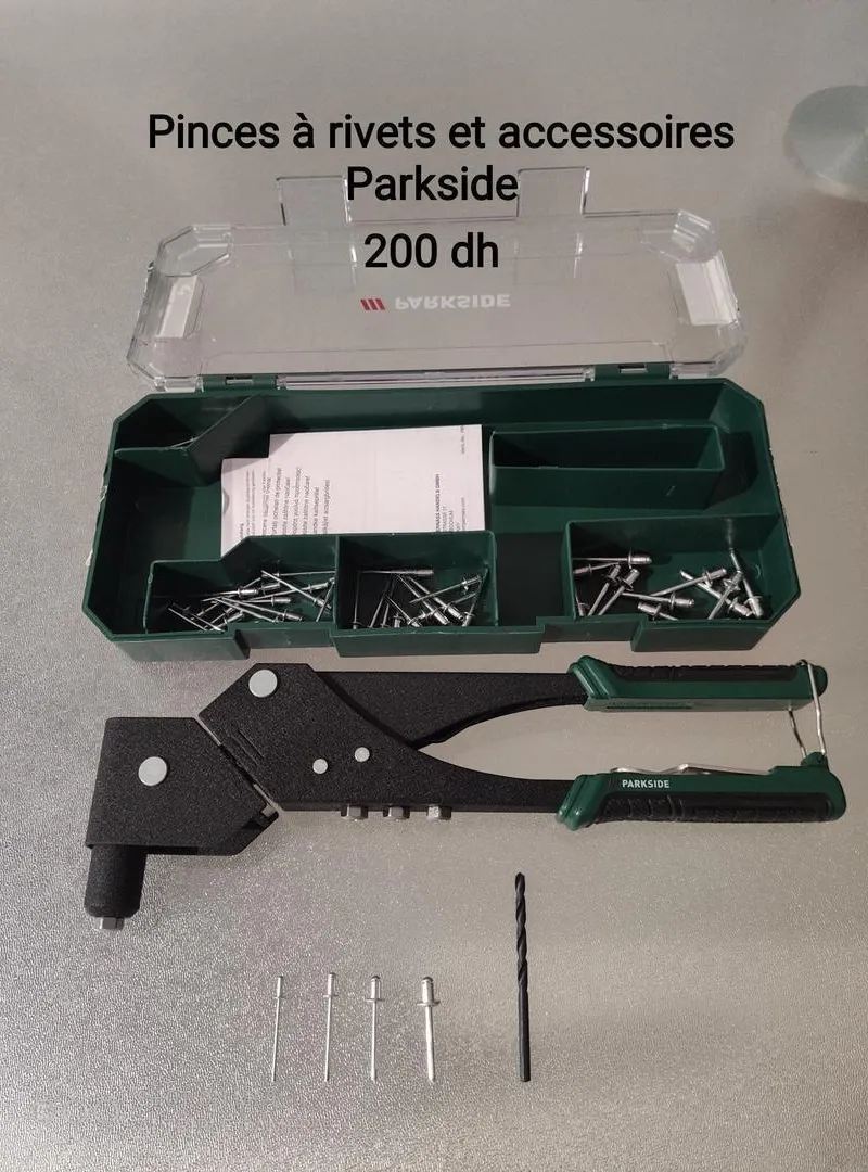 Pince à rivets et accessoires Parkside original