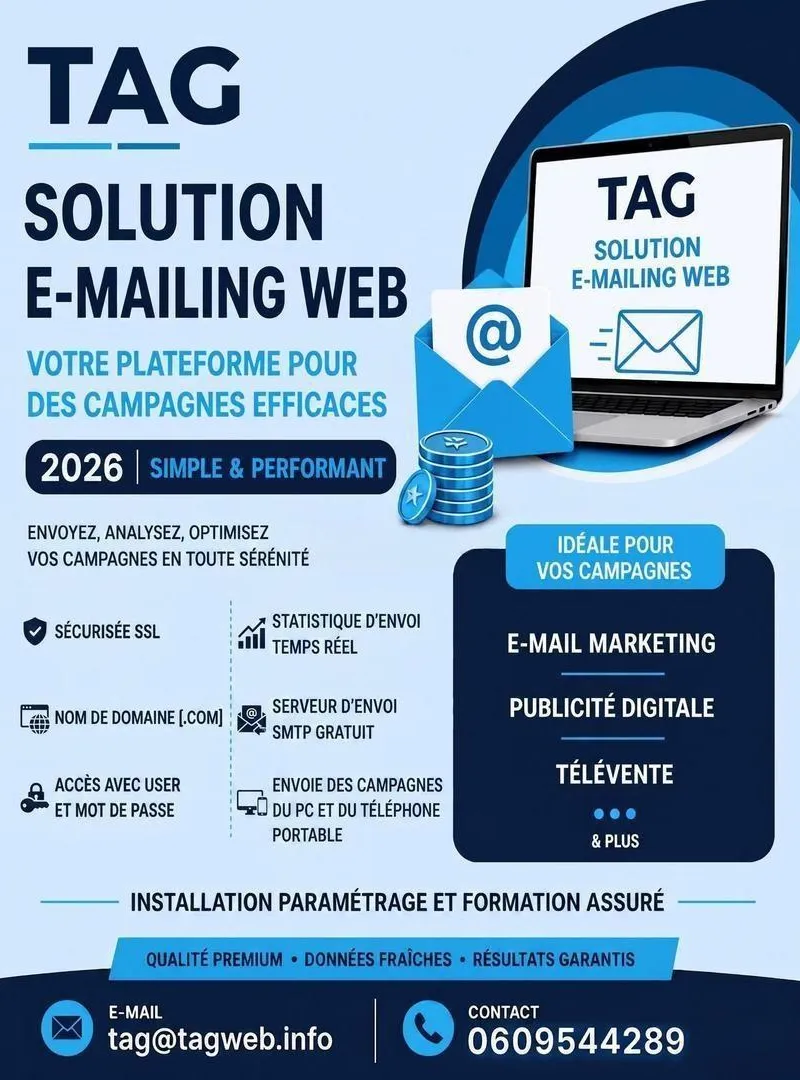 Logiciel e-mailing web