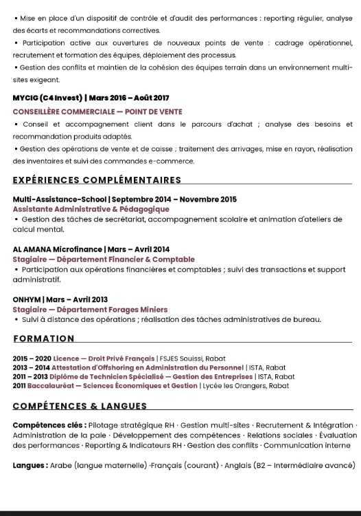 Responsable RH Senior