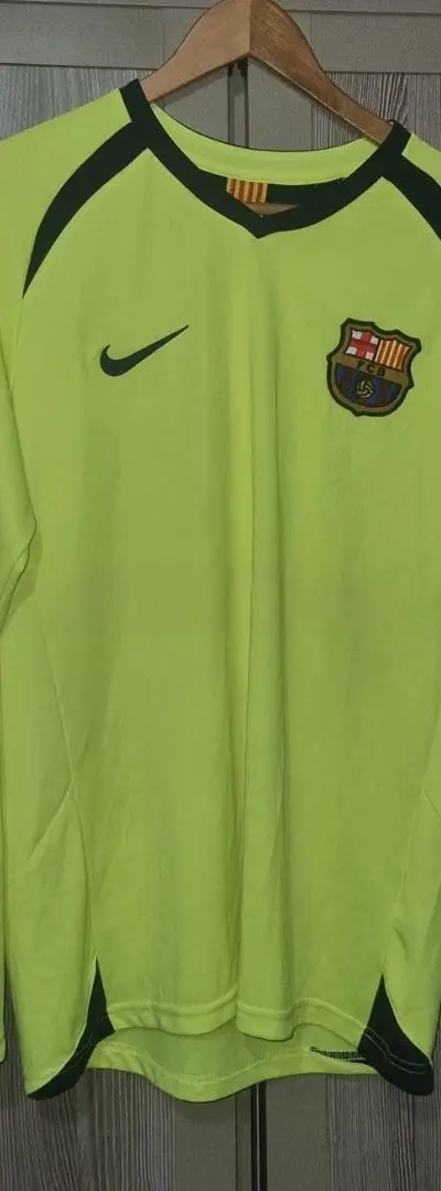 Maillot FC Barcelone Ronaldinho 2005/2006 #10 Manches Longues