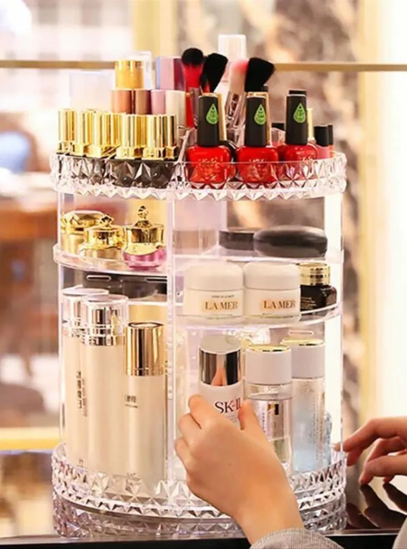 Boîte de rangement organisateur de maquillage