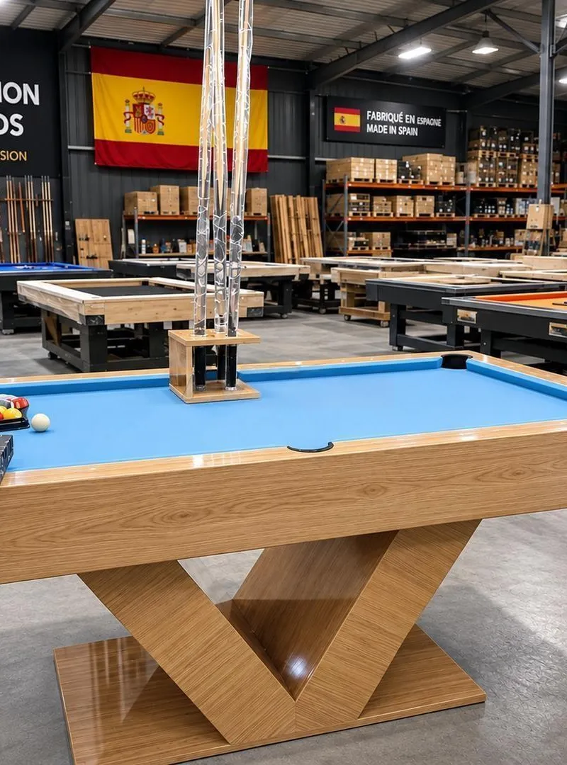 Table de billard de luxe en chêne