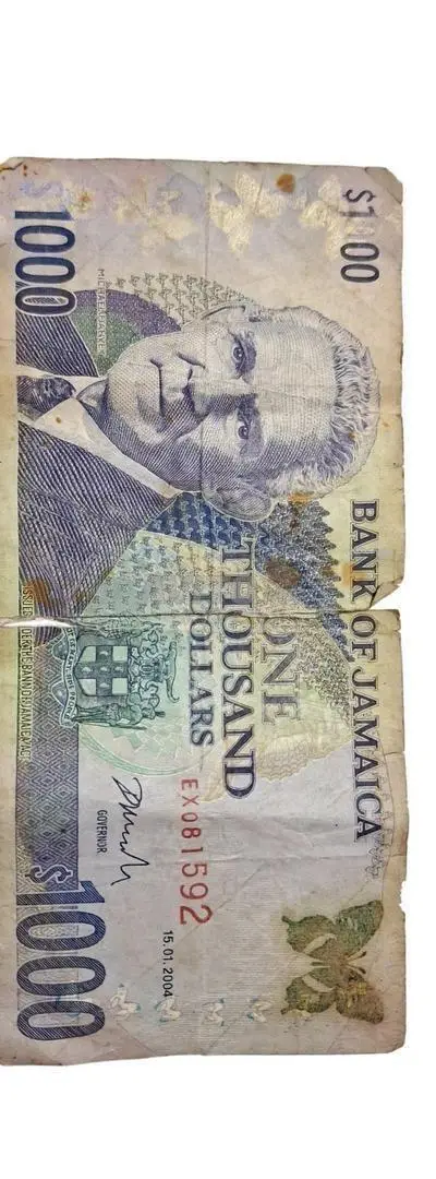 Billet Jamaïque 1000$ (2004)