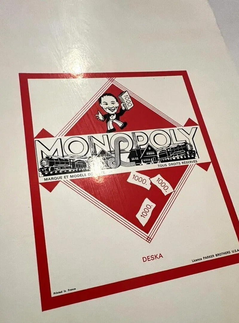 Monopoly Vintage Edition Deska (Début des années 1960)