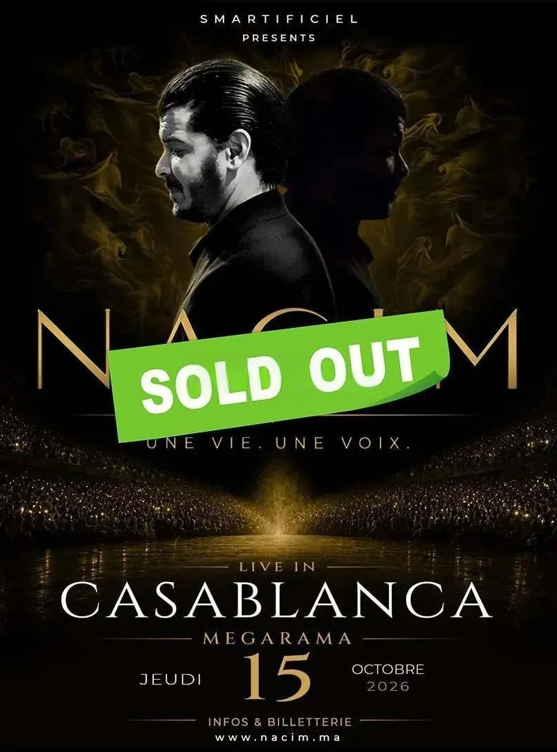 J'ai 4 billets Nacim Haddad Casablanca même prix