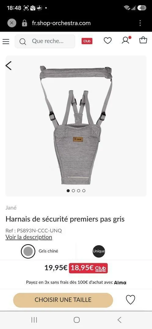 Harnais de sécurité