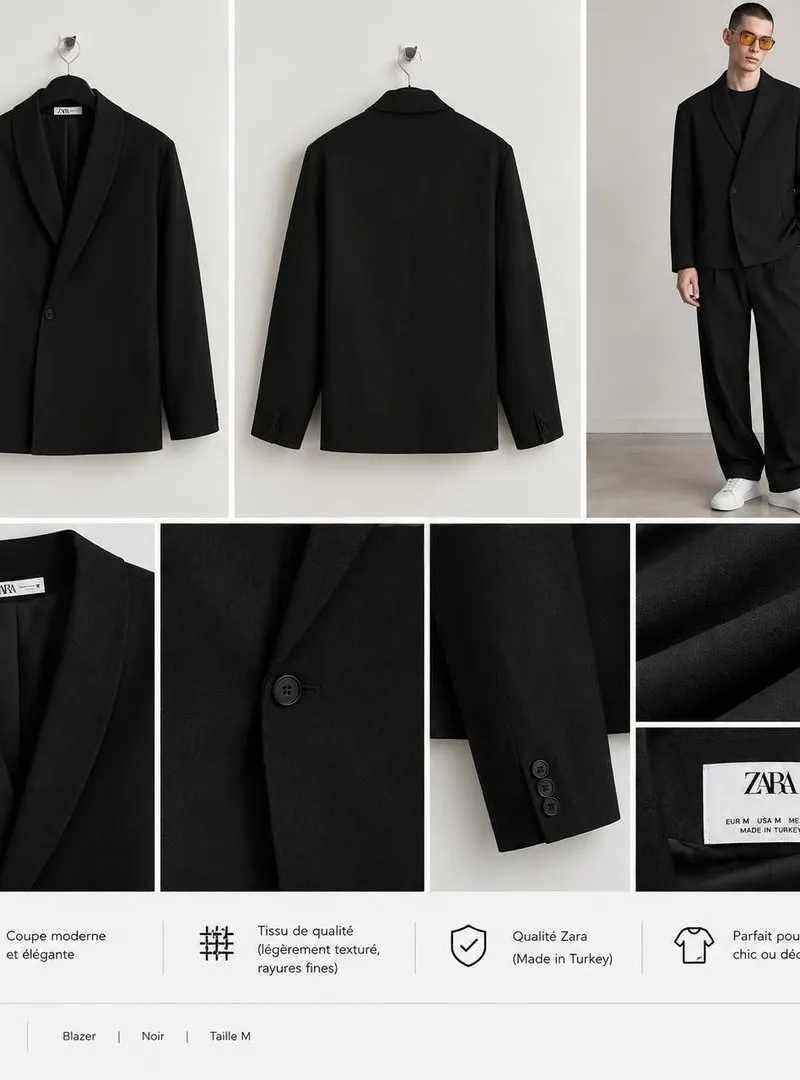 Blazer noir taille M