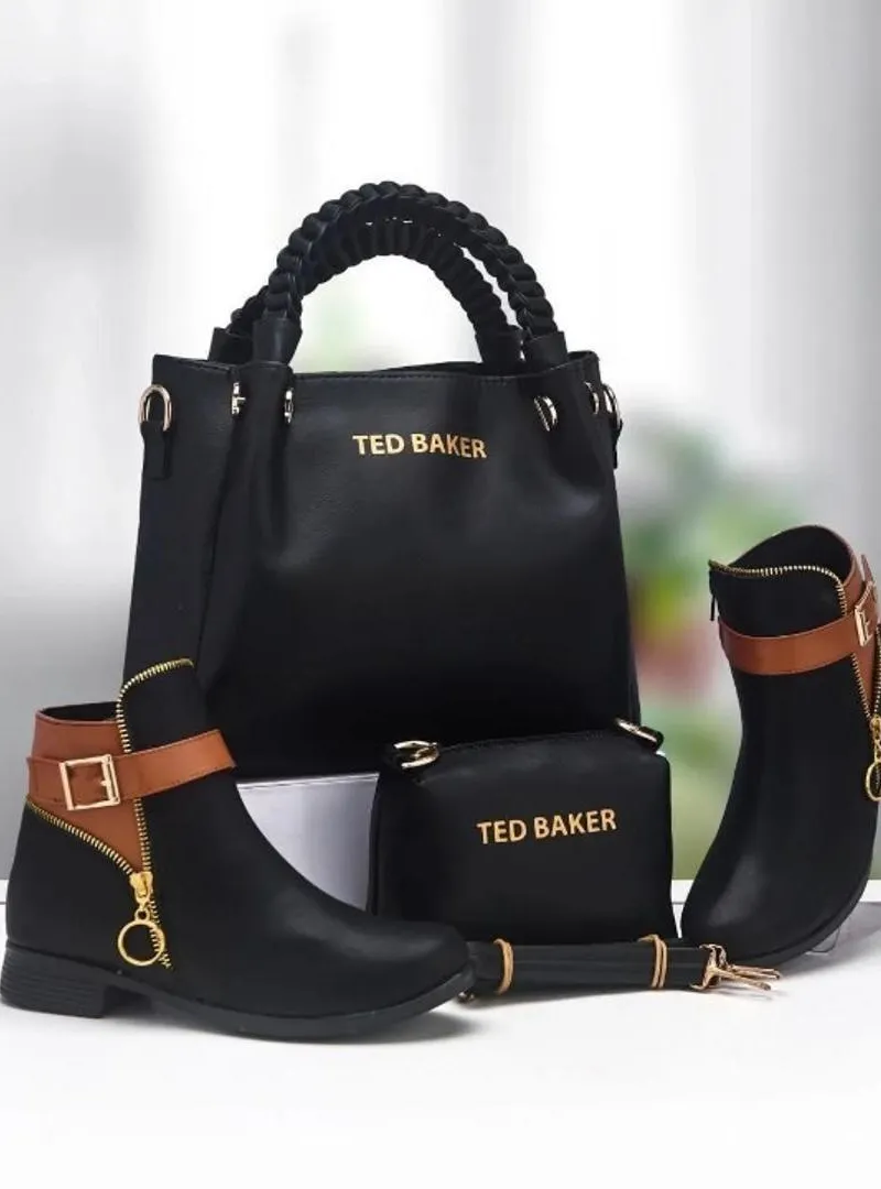 Pack femme 3 pièces 👜👢👛