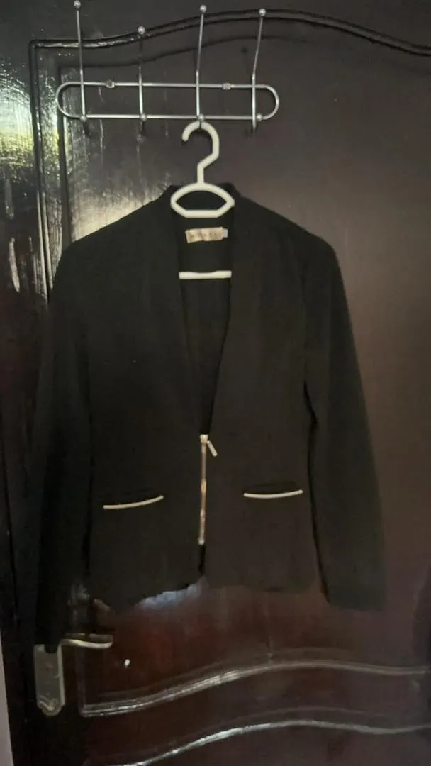 Veste noire d'occasion taille S
