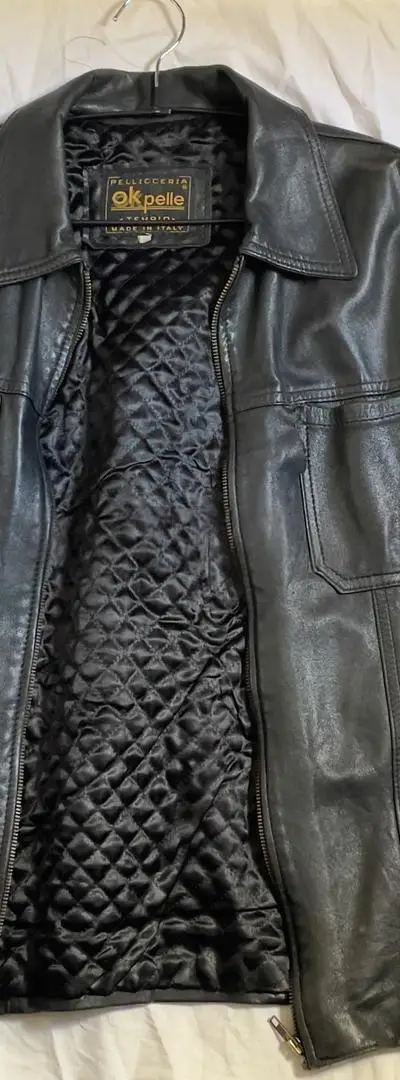 Veste cuir made in italy