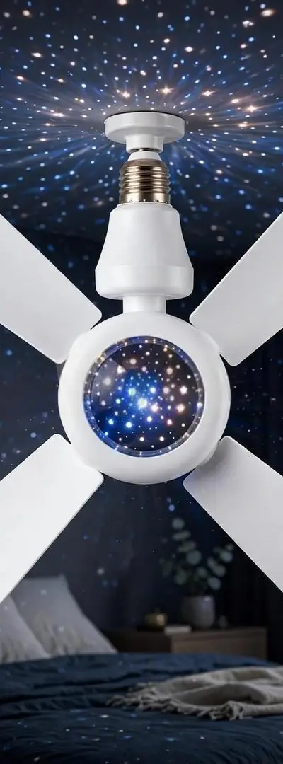 Lampe ventilateur de plafond