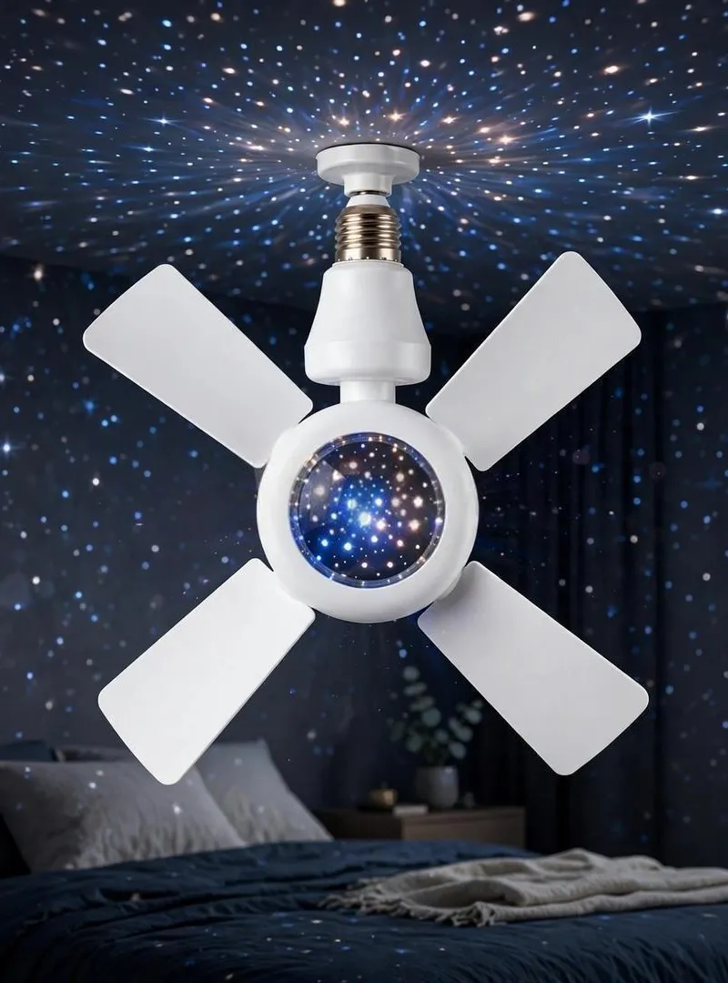 Lampe ventilateur de plafond