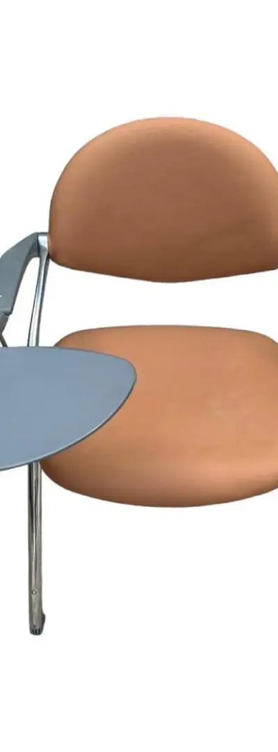 Chaise avec tablette école italy similicuir marron