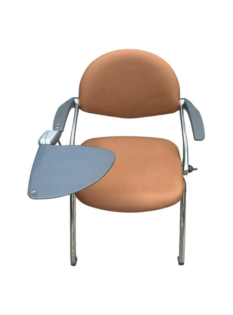 Chaise avec tablette école italy similicuir marron