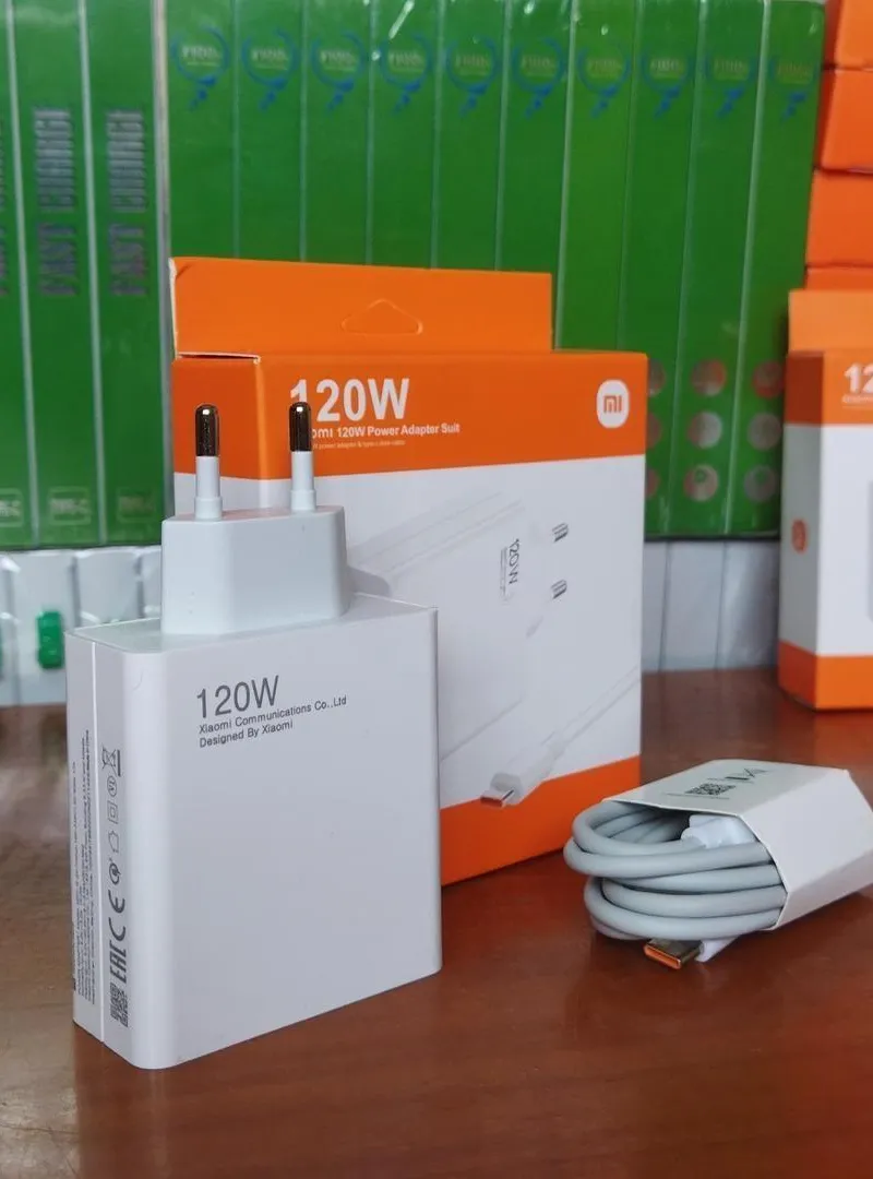 Chargeur rapide ⚡Xiaomi 120W pour tous les téléphones 📷 Photos réelles