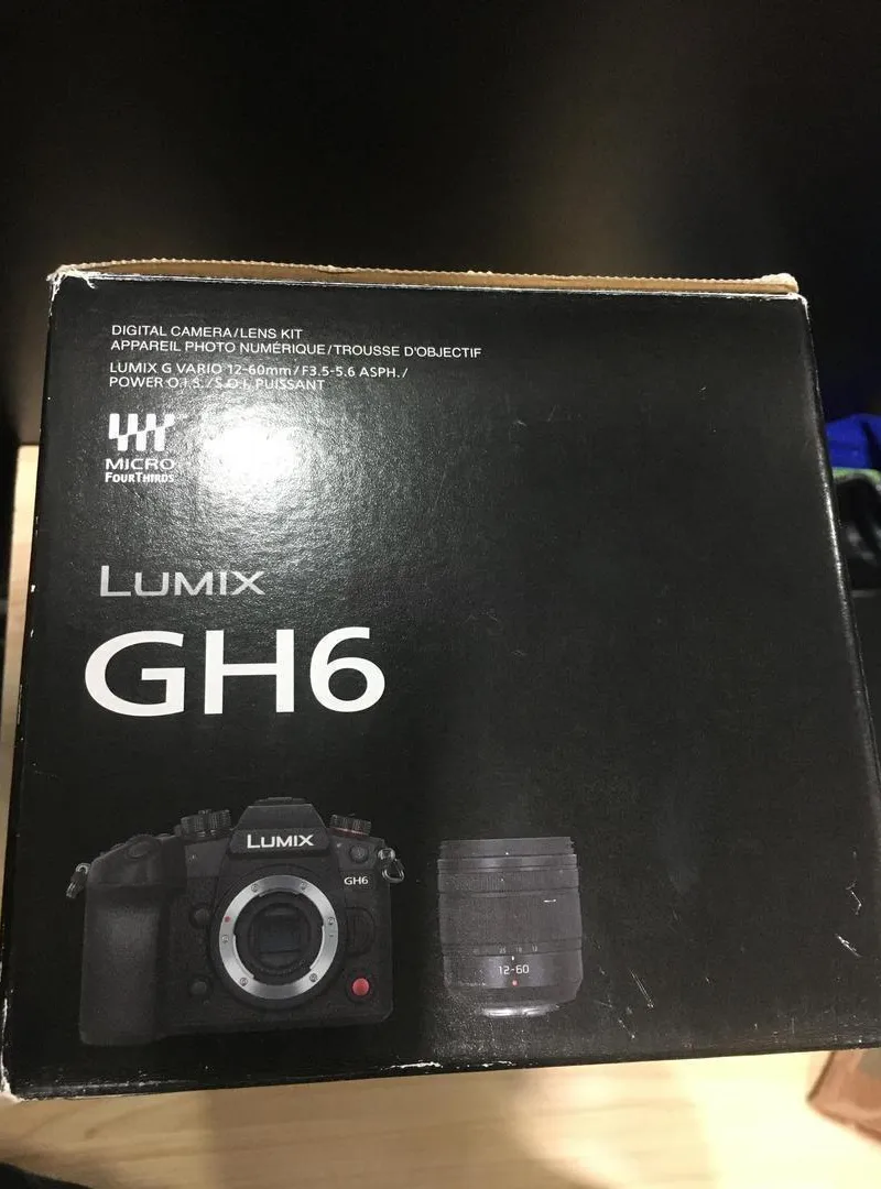 Appareil photo hybride Lumix GH6 Boitier nu Neuf