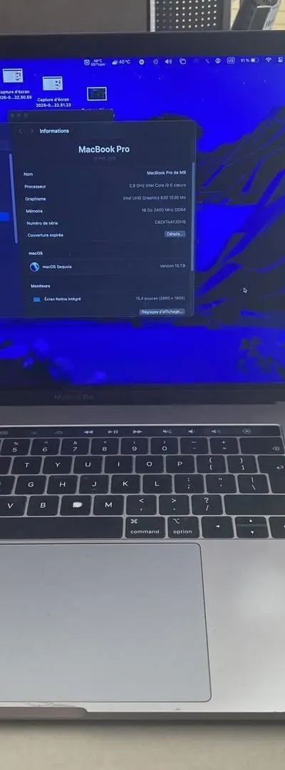 Macbook pro 2018 i9