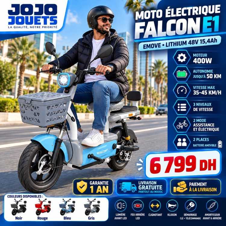 SCOOTER ÉLECTRIQUE E1 400 lithium 48V15Ah Emove