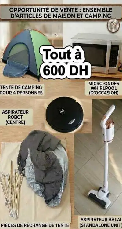 Articles ménagers et de camping