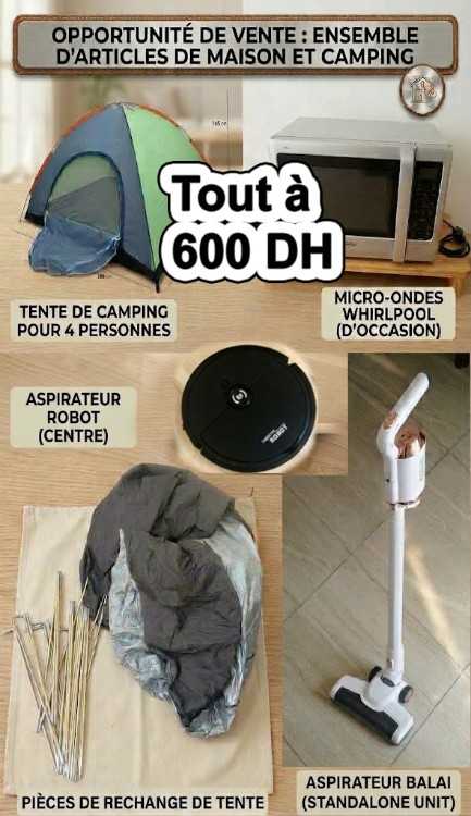 Articles ménagers et de camping