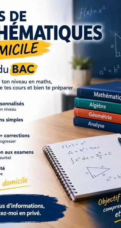 Cours de math a domicile