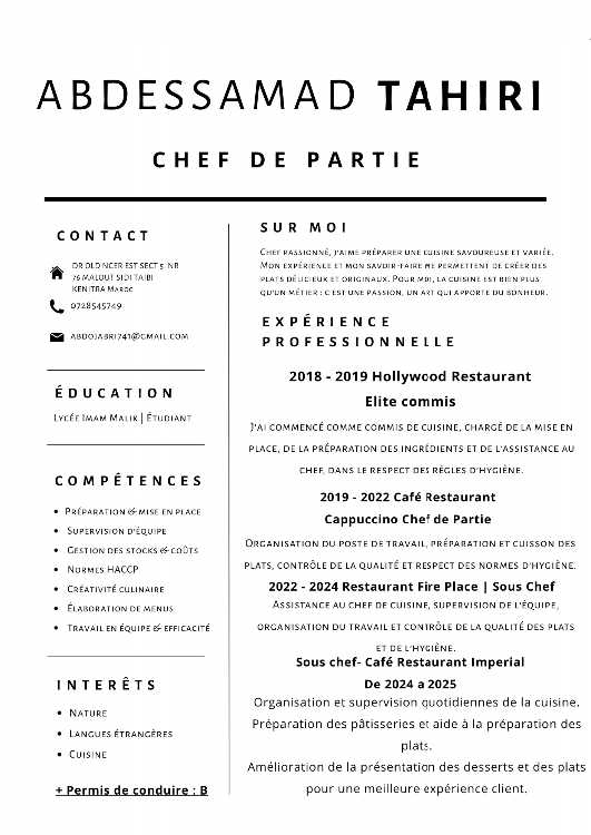 Chef de partie