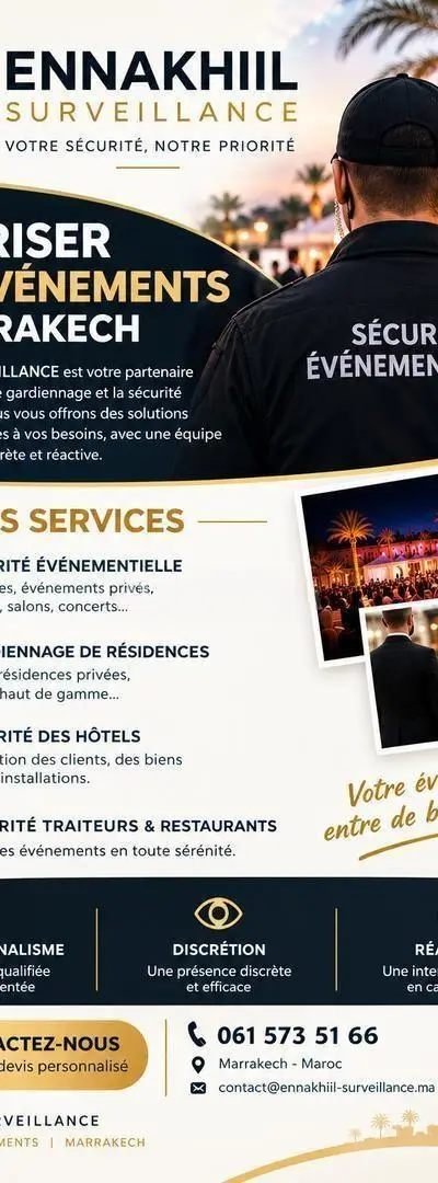 La sécurité événementielle à Marrakech