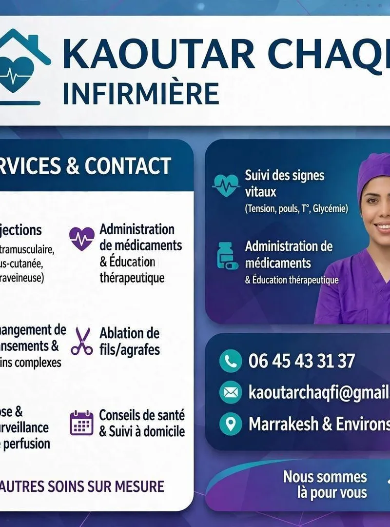Infirmière à domicile