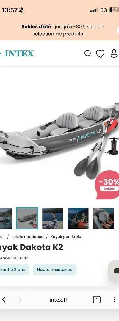 Kayak importé de France