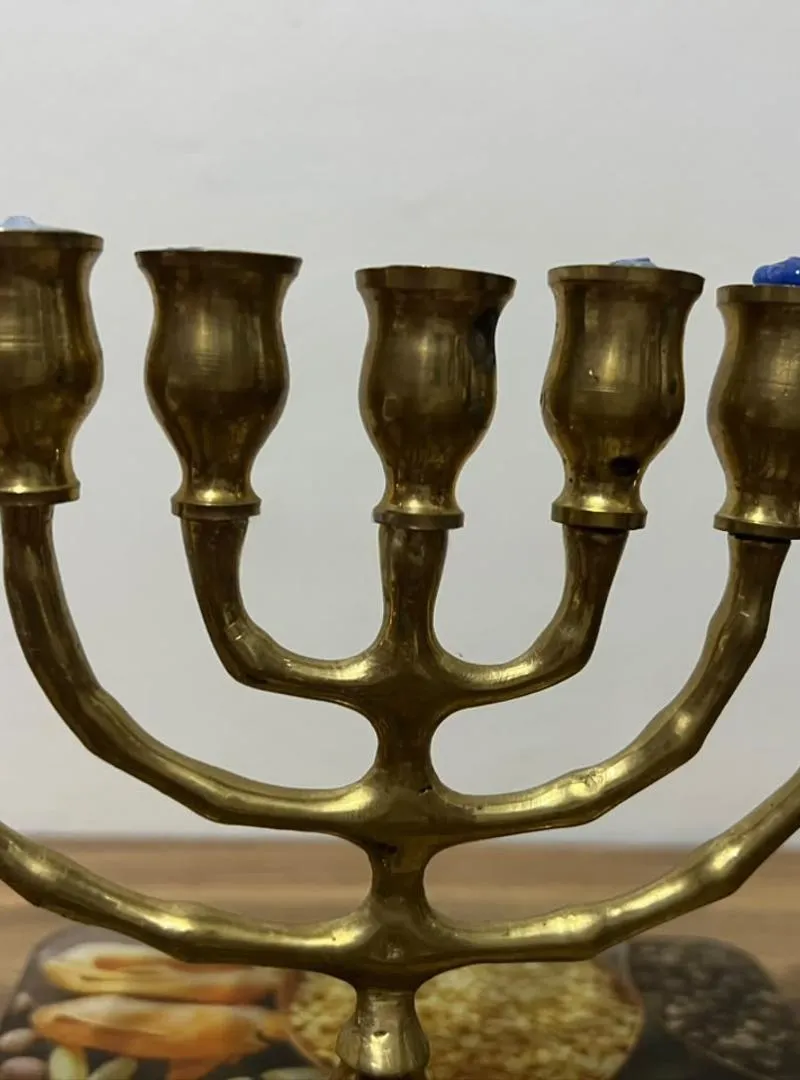 Chandelier menorah ancien Hanouka juif