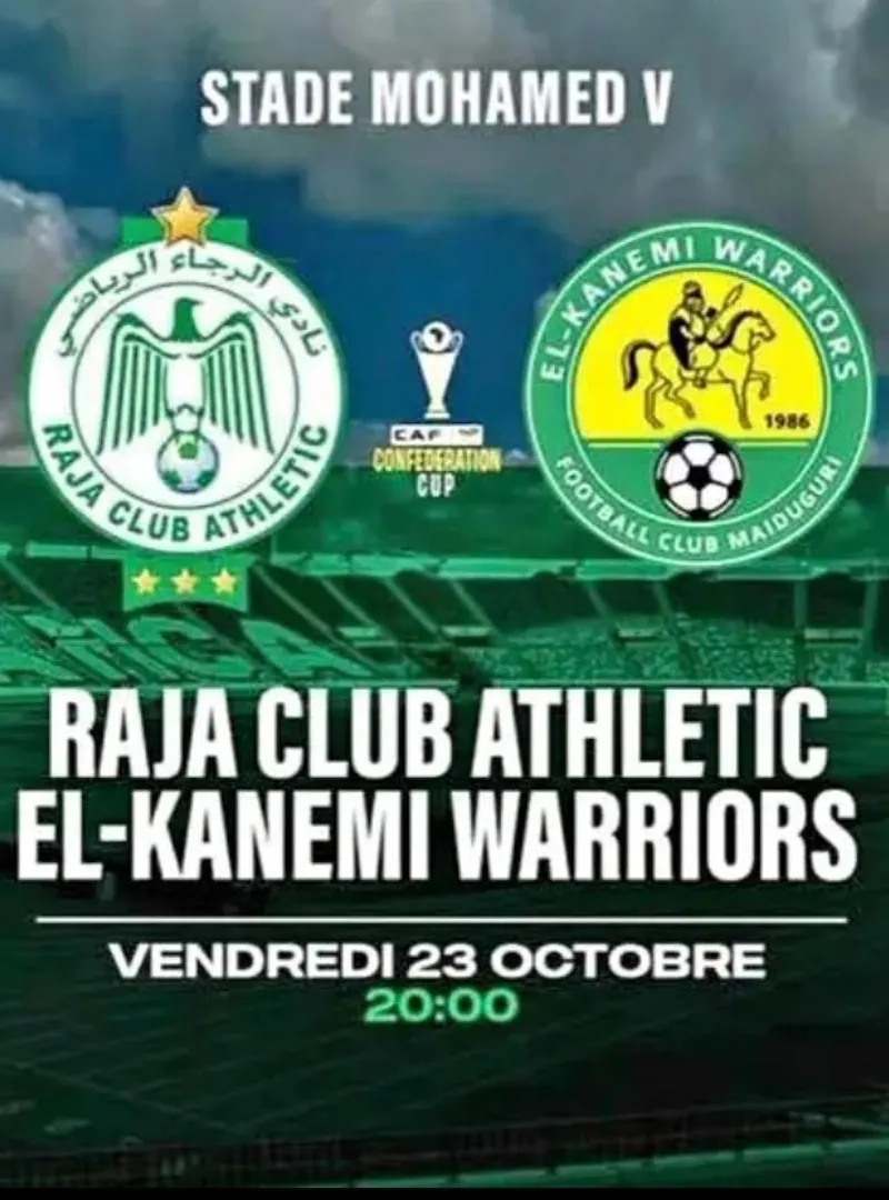 Billet de match Raja Coupe de la Confédération