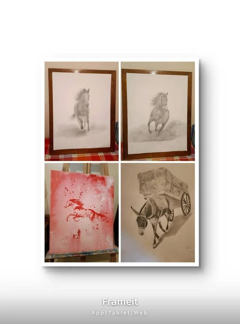 4 tableaux originaux