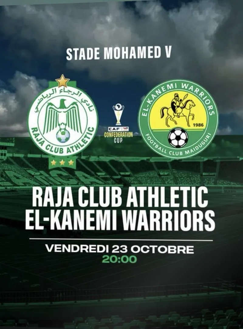 Ticket Raja zone 7 CAF