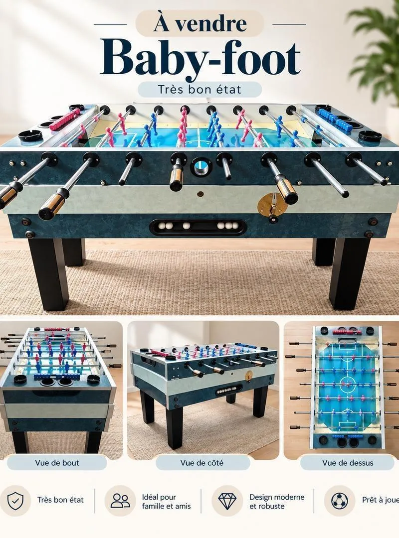 Baby foot Garlando de luxe outdoor