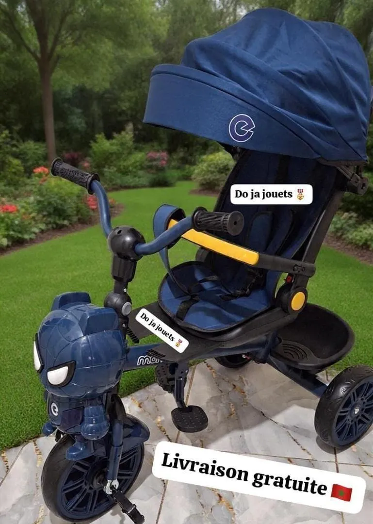Tricycle pour bébé design Spiderman